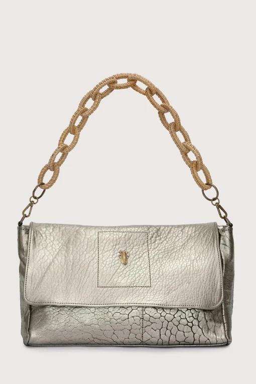 Silver Big Sacai Bag Beige Strap