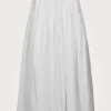 Single Tiered Skirt White