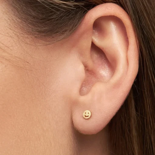 Smiley Earring Gold