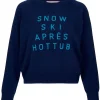 Snow Ski Apres Hot Tub Navy