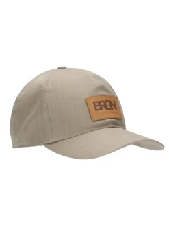 Solregn Taupe Pinstripe Cap