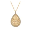 Tear Drop Necklace Gold