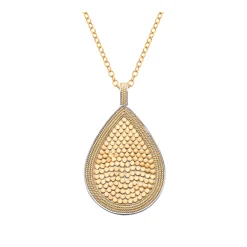 Tear Drop Necklace Gold