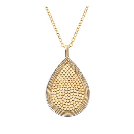 Tear Drop Necklace Gold