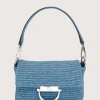 Temi Bag Raffia Light Blue Small