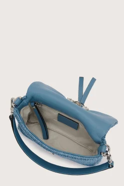 Temi Bag Raffia Light Blue Small