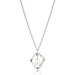 Thalassa Pearl Pendant Silver
