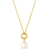 Unita Organic Pearl Pendant Gold