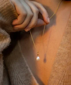Unita Organic Pearl Pendant Gold