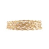 5 Wave Stone Bangle