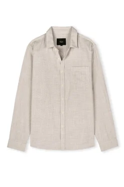 Wyatt Shirt Tahini Etch